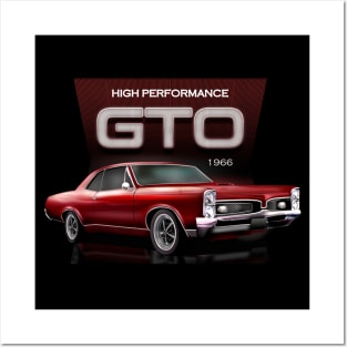 GTO Pontiac Muscle Car Posters and Art